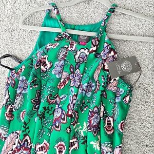 Chico's Green Floral Dress